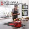 Gtkzw Cooktop Elétrico 12" 3000w com 2 Queimadores e Controle Touch (preto) - 2