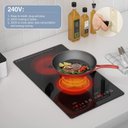 Ver imagem 4 de Gtkzw Cooktop Elétrico 12" 3000w com 2 Queimadores e Controle Touch (preto)