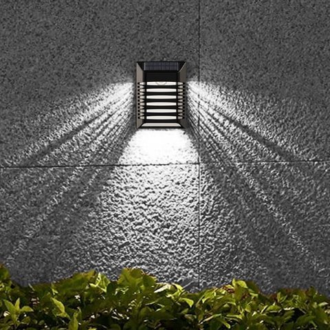 Arandela Solar Aruna 3w 6000k 180lm Preto-gaya