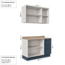Ver imagem 4 de Cozinha Modulada 2 Peças com Balcão e Armário Aéreo Arizona CabeCasa MadeiraOriginals
