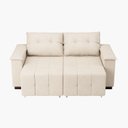 Ver imagem 2 de Sofá Retrátil e Reclinável 2 Lugares 180cm Suede Slim