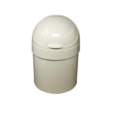 Cesto com Tampa Basculante Astra Argila 6L Ø21X33CM CT5 Arg
