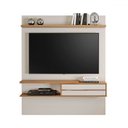 Ver imagem 2 de Painel para Tv até 55 Polegadas 1 Porta Eagle Off White/freijó - Pnr Móveis