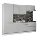 Ver imagem 1 de Cozinha Completa Mdf Madesa Acordes Frentes Branco Brilho