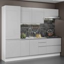 Ver imagem 3 de Cozinha Completa Mdf Madesa Acordes Frentes Branco Brilho