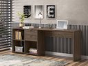 Ver imagem 2 de Mesa para Computador Office Zínia Nogal - MoveisAqui