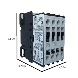 Contator Weg 18a Cwm18-10-30v04 24vca - 10409931 - 3