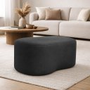 Ver imagem 2 de Puff Feijão Curvo Orgânico Redondo Sala Confortável Moderno Suede