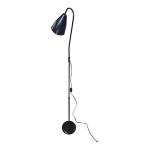 Luminaria de Chão Feita em Alumínio com Haste Fixa - Luz Direcionada - Preto