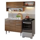 Ver imagem 3 de Armário de Cozinha Compacta 165cm com Pia Rustic Emilly Madesa 09