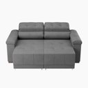Ver imagem 6 de Sofá Retrátil e Reclinável 2 Lugares 190cm Smart Cinza