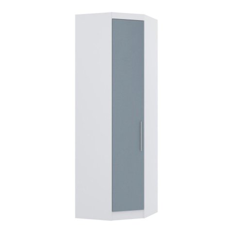 Guarda Roupa Modulado Alpes 1 Porta Canto Diagonal - Módulo Luciane:azul