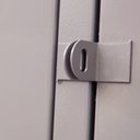 Ver imagem 2 de Armário Roupeiro de Aço Vestiário Academia 8 Portas Locker Cinza