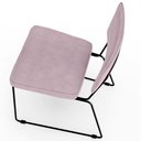 Ver mais imagens de Kit 08 Cadeiras Decorativas Para Sala De Jantar Allana L02 Suede Rosê - Lyam Decor