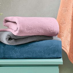 Toalha de Banho Avulsa Infantil Estelar - Karsten Coralina/60230 - 1