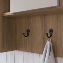 Ver imagem 7 de Espelheira para Banheiro Crpro-EPL005 2 Portas 3 Prateleiras MDP 80cm Mel Multimóveis