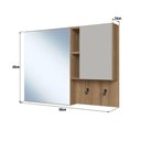 Ver mais imagens de Espelheira para Banheiro Crpro-EPL005 2 Portas 3 Prateleiras MDP 80cm Mel Multimóveis