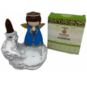 Ver imagem 1 de Incensário Cascata Anjo Azul Brc + 10 Unidades De Incensos