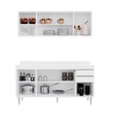 Ver imagem 2 de Armário Aéreo 160cm 4 Portas Lavinia - Ssx Multicoisas