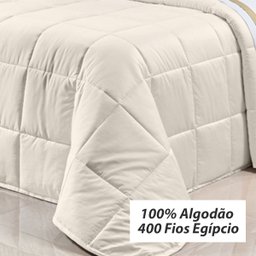 Kit Edredom Dupla Face King Size Palha 400 Fios Egípcio 100% Algodão 3 Peças - 2