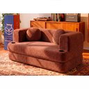 Ver imagem 1 de Sofá Cama Hali 1,88m Xpand Tech Tecido Bouclê Marrom Cama Inbox