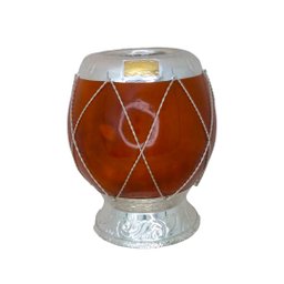 Cuia Chimarrão Coquinho Aranha Em Prata E Ouro:Vermelho - 6