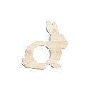 Ver imagem 1 de Porta Guardanapo Coelho Kit 4 Peças 8cmx8cm - Cria Arte Laser Madeira Clara