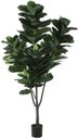 Ver imagem 1 de Planta Artificial Arvore Ficus Lyrata Real Toque C/pote X213 Verde 2,3m