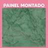 Papel de Parede Painel 3D Mármore Carrara Verde Escuro 2,5M Revestimento Pedra Requinte Auto Colante - 3