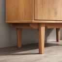 Ver imagem 6 de Estante de Madeira Alta 6 Nichos 2 Portas Freijó Simona Idimex