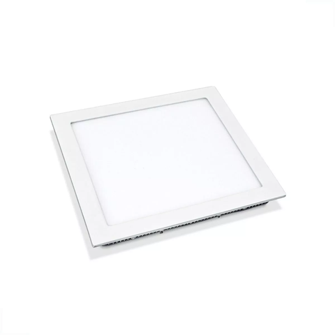 LUMINÁRIA LED FLAT DE EMBUTIR QUADRADA LUMANTI 18WLED 1350 LUMENS