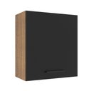 Ver imagem 1 de Armário de Cozinha Aéreo 60 cm 1 Porta Rustic/Preto Agata Madesa