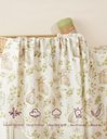 Ver imagem 2 de Momcozy Manta de Algodão Muslin 2 Unid Verde e Coelho 120x120cm