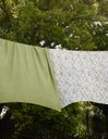 Ver imagem 6 de Momcozy Manta de Algodão Muslin 2 Unid Verde e Coelho 120x120cm