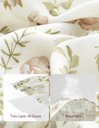 Ver imagem 3 de Momcozy Manta de Algodão Muslin 2 Unid Verde e Coelho 120x120cm