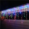 Pisca Pisca Cascata Colorido 200 Lâmpadas Led 127v 60hz Botão Ajuste Decoração Natalina Festa Natal - 4
