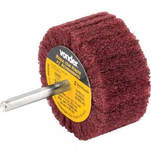Roda com Haste para Acabamento 80x35mm G280 Vonder