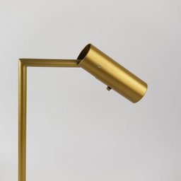 Luminária Abajur Dourado de Mesa -tubinho Articulável Studio Casa Center - 4