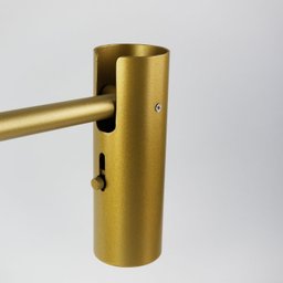 Luminária Abajur Dourado de Mesa -tubinho Articulável Studio Casa Center - 3