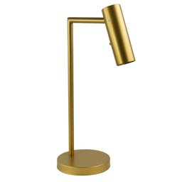 Luminária Abajur Dourado de Mesa -tubinho Articulável Studio Casa Center - 1