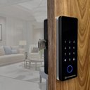 Ver imagem 2 de Fechadura Digital Biométrica Athenas Madeira e Portas de Correr Bluetooth, P3004ble Primebras