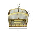 Ver imagem 3 de Transporte Gaiola Para Passáros Aves Coleiro Viagem