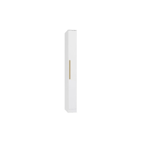 Guarda Roupa Componível 1 Porta 25cm Linha Modulado Adapt N532 Kappesberg - Nogueira/branco