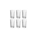 Ver imagem 1 de Jogo De Copos Floral Em Vidro 250 Ml 6 Peças Wincy