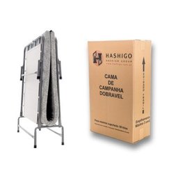 Cama Dobrável de Campanha + Colchonete Cl Hashigo 71x191x25 - 9