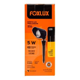 Espeto Led para Jardim 5W 3000K Bivolt Foxlux - 3