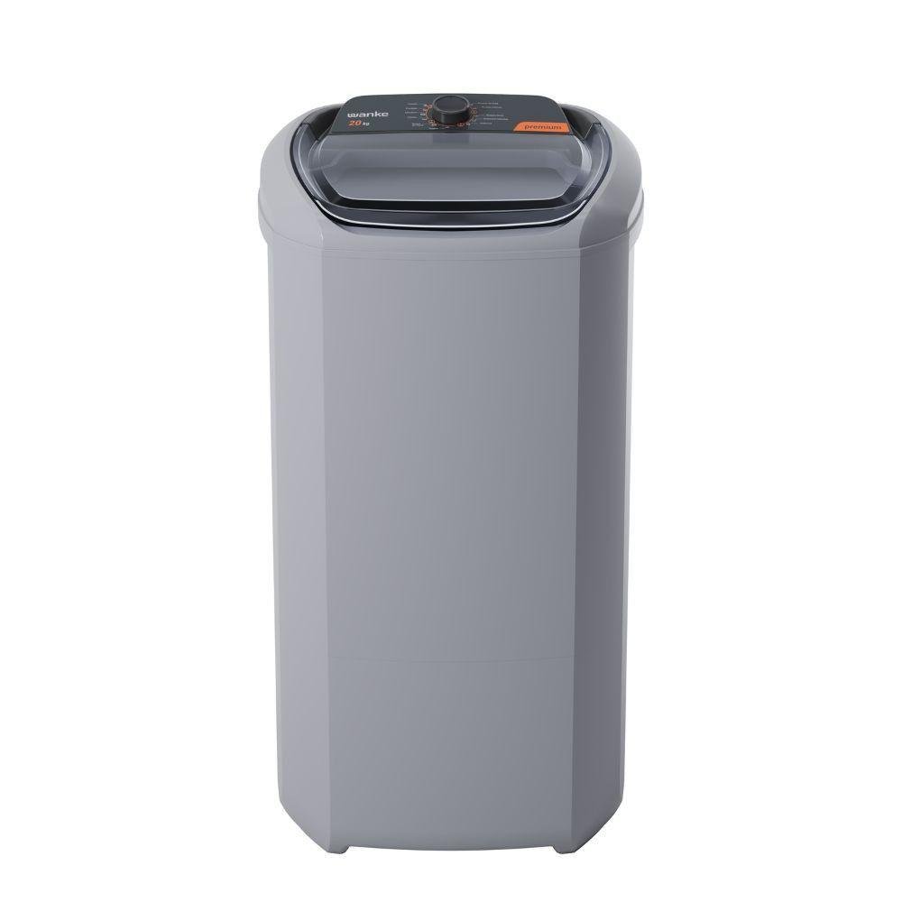 Lavadora de Roupa 20 Kg Prata Premium Plus Wanke - 110v - Lwbe201t