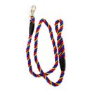 Ver imagem 4 de Coleira Corda de Nylon Trançada Cachorro Guia Medio Porte