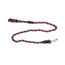 Ver imagem 3 de Coleira Corda de Nylon Trançada Cachorro Guia Medio Porte