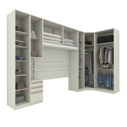 Quarto Modulado Completo Casal 6 Peças 10 Portas 3 Gavetas Predileto - 4